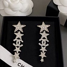Chanel AB9826 earrings 星星雙C 耳環