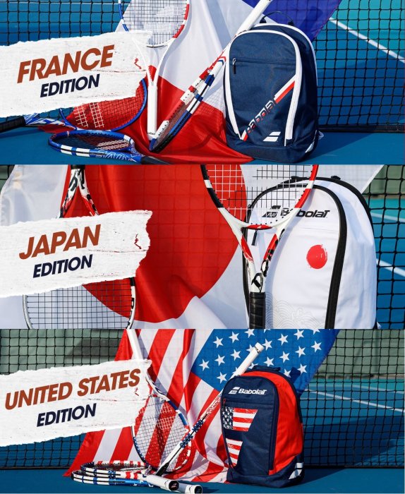 總統網球(自取可刷國旅卡)BABOLAT Classic FLAG Backpack 限量版 網球 羽球 拍  背包