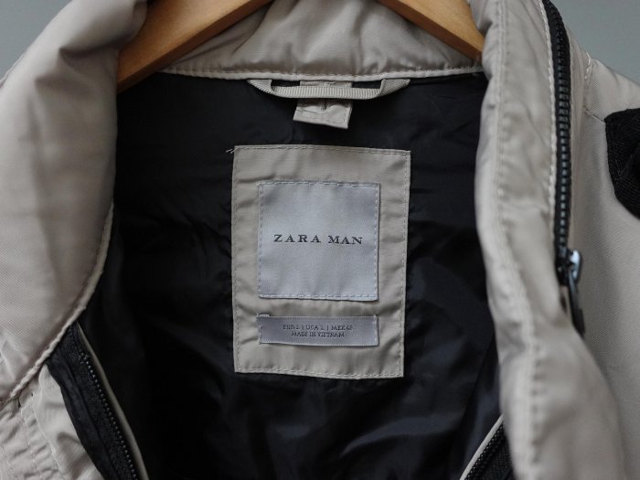 CA 西班牙品牌 ZARA MAN 卡其色 休閒夾克 L號 一元起標無底價P704