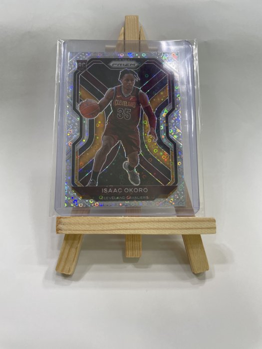 2020-21Prizm Isaac Okoro Silver Disco Prizm Variation RC#298