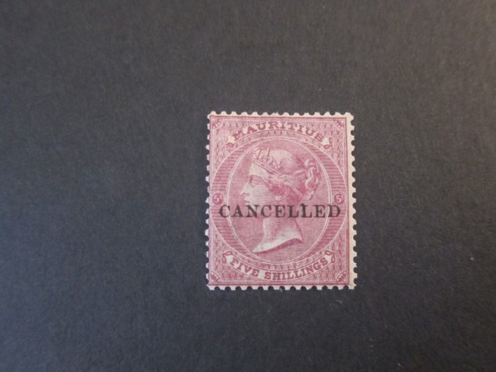 【雲品1】毛里求斯Mauritius 1862 Sc 41a "CANCELLED" FU 庫號#BF504 66455