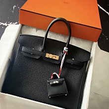 Hermes Birkin 25 Togo 皮 黑金扣 現貨