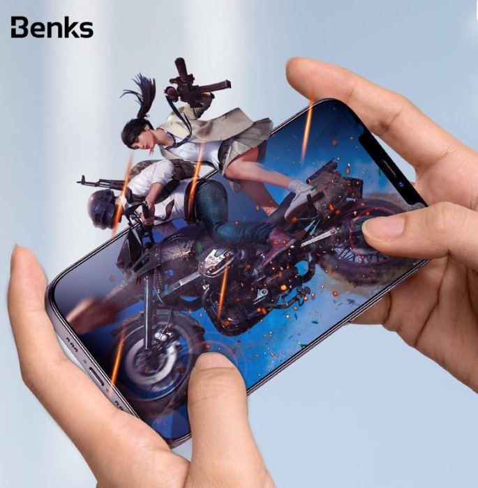 代理商公司貨 Benks iPhone 12 5.4吋 6.1吋 V-Pro抗藍光全覆蓋玻璃保護貼 3D滿版 鋼化保護貼