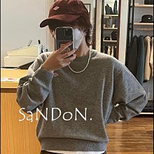 SaNDoN x『DANTON』店鋪限定販售 羊駝毛輕量化親膚感定番毛衣 231030