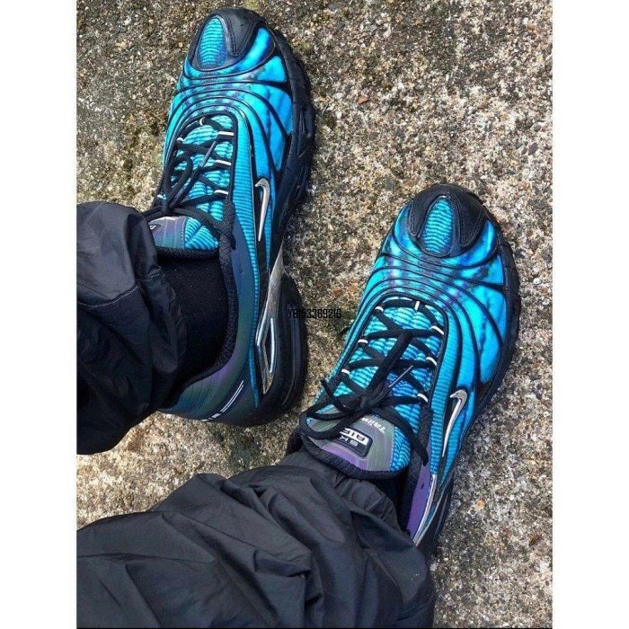 【正品】Skepta Nike Air Max Tailwind V Chrome Blue 黑藍 CQ87