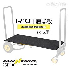 數位黑膠兔【 RocknRoller R10 下層底板 RSD10 】R12 木質層板 推車 相機 攝影 工作車 工作台
