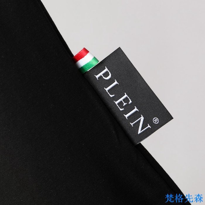 新款Philipp Plein T卹男士短袖純色PP字母T卹休閒襯衫XHGG