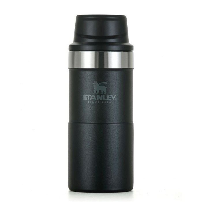 【STANLEY】10-06440 TA 霧面黑 經典系列 單手保溫咖啡杯2.0【350ml 12oz】保溫水瓶保溫壺