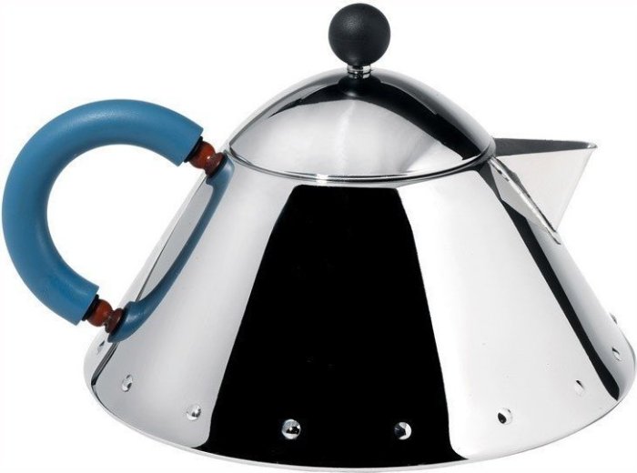 義大利 ALESSI Teapot Kettle Teapot MG33 1L 18/10不鏽鋼 拋光鏡面水壺 茶壺