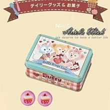 Ariel's Wish日本東京迪士尼Duffy達菲熊雪莉玫傑拉托尼傑拉東尼情人節四方小鐵盒糖果盒收納盒隨身首飾盒-現貨