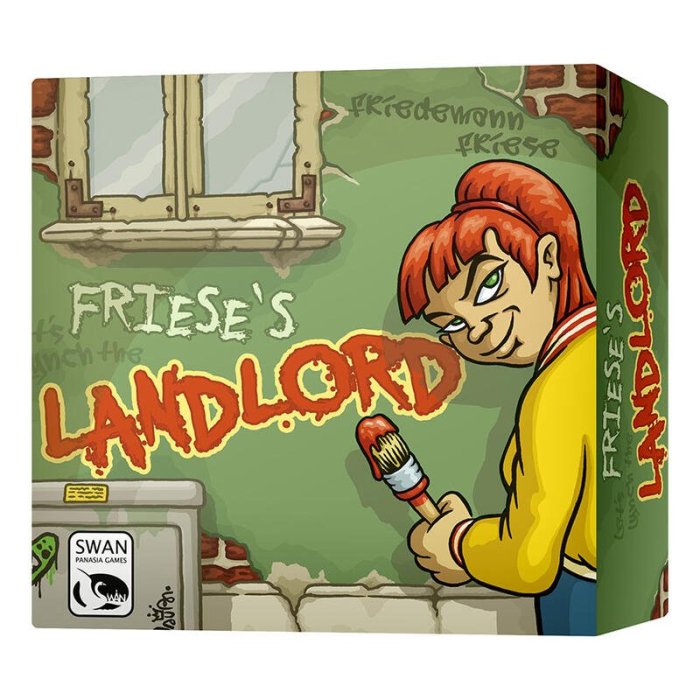 ☆快樂小屋☆ 出租公寓 LANDLORD 英文版 (附繁體中文說明書) 正版 台中桌遊