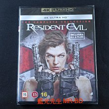 [藍光先生UHD] 惡靈古堡 1-6 UHD 6碟限量套裝版 Resident Evil