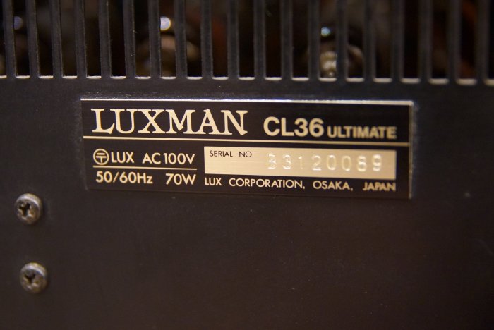 [ 一元音響 ] 全球限量200台! 經典頂級夢幻名器 LUXMAN CL36 ULTIMATE 真空管前級擴大機