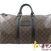 ＊奢華大道國際精品＊【L1249】Louis Vuitton Monogram原花防水旅行袋KEEPALL 55 M41411