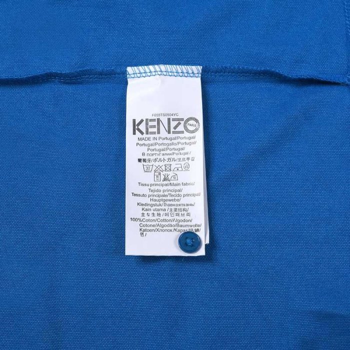 2020新款歐美潮牌高田賢三KENZO 虎頭老虎頭胸前刺繡小標LOGO潮範情侶款男女POLO衫短袖T恤 5色