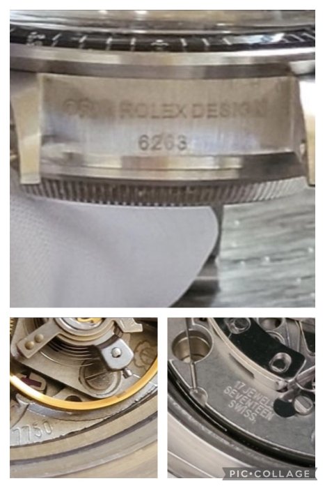 ROLEX 古董勞力士計時錶 Valjoux 7750 Ref.6263