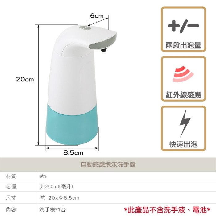 自動感應泡沫洗手機 台灣出貨 開立發票 防疫首選洗手乳自動給皂機 智能感應式慕斯泡泡機泡沫機-輕居家8343
