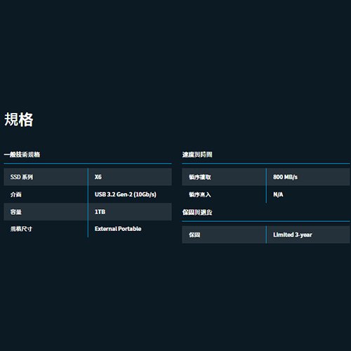 【Micron Crucial 美光】X6 500G 1T 2T 4T 三年保 行動硬碟 外接式硬碟 SSD 固態硬碟『程傑』