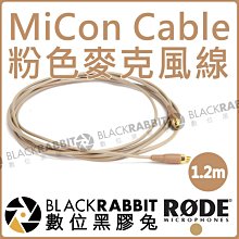 數位黑膠兔【 RODE MiCon Cable 1.2m 麥克風線 粉色 公司貨 】MIC 錄音 收音 麥克風 Lava