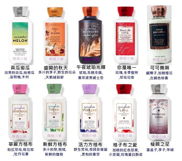 嘿姆小舖 Bath & Body Works BBW香氛身體二倍保濕滋養乳液 美國進口 可超取付款~