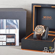 【品光數位】MIDO美度 先鋒系列 M0384363606100 機械錶 錶徑44mm #124280K