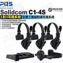 台南PQS HollyLand猛瑪 Solidcom C1-4S 1對3耳機系統 全雙工無線對講系統 直播監聽耳麥