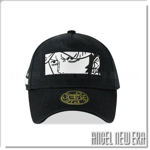 【ANGEL NEW ERA】ONE PIECE 航海王 羅 眼神 經典黑 水洗 老帽 卡車帽 東映授權 動漫 海賊王