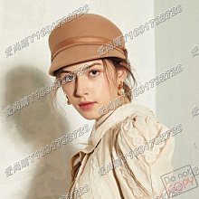 愛尚購0403靈瓏服飾英倫軍帽毛呢鴨舌禮帽 騎士馬術帽時尚女士秋冬新款氈帽