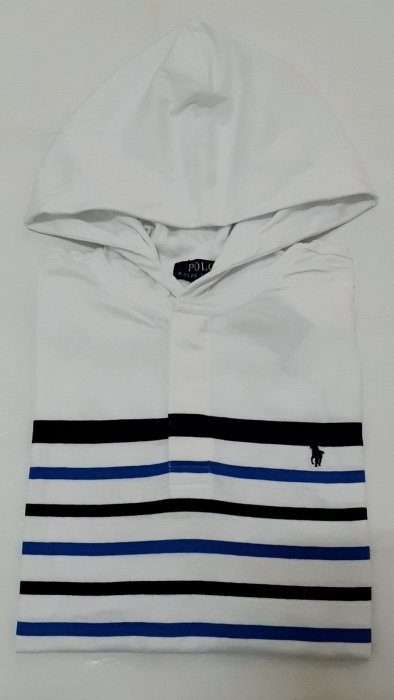 現貨 正品Ralph Lauren RL polo條紋帽T(青年版)