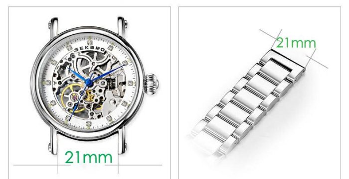 21mm非swiss,紳士錶必備,,黑色真皮壓鱷魚紋,皮底皮面真皮錶帶,不鏽鋼製錶扣