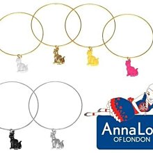 Anna Lou OF LONDON 倫敦品牌 precious jewel 立體貓咪手環 金色