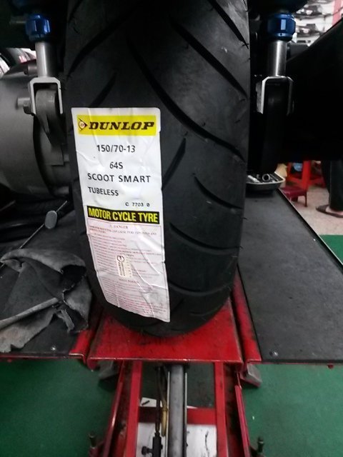 欣輪車業 登陸普 DUNLOP  聰明胎 SCOOT SMART 150/70-13  安裝2900元 現貨