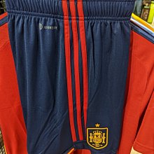 南🔥2022 11月 ADIDAS 世界盃 西班牙國家隊 主場球褲 足球 FIFA2022 電繡隊徽 男 HE2022