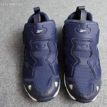 CA 英國運動品牌 Reebok 深藍 休閒運動鞋 US 7.5號 一元起標無底價Q697