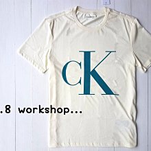 ☆【CK男生館】☆【Calvin Klein大LOGO印圖短袖T恤】☆【CK006H1】(M-L)