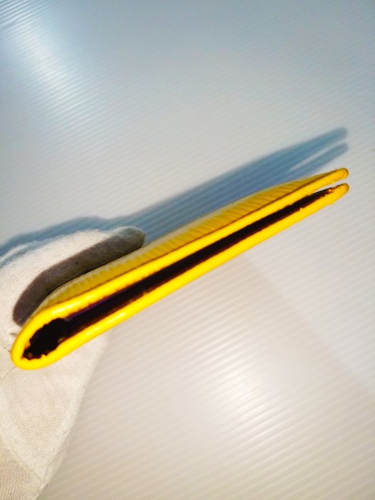 真品 Louis Vuitton 證件夾卡套EPI對折 LV名片夾短夾 黃色發財錢包水波紋皮夾二手$428 一元起標↘有