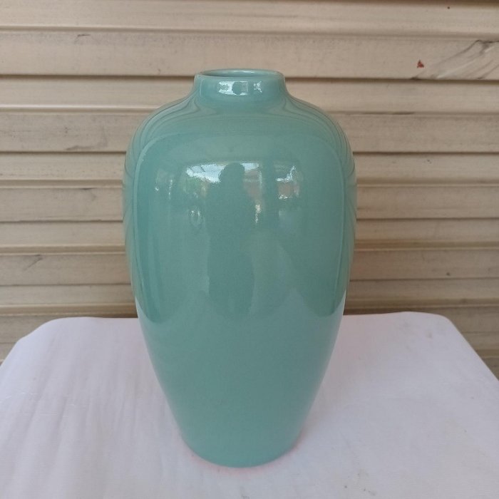 [六順民藝]瓷器--青瓷花瓶--梅瓶