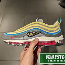 南🔥2022 8月 NIKE AIR MAX 97 SE 慢跑 毛毛蟲 車縫 男款 氣墊 黃灰 DH4759-001