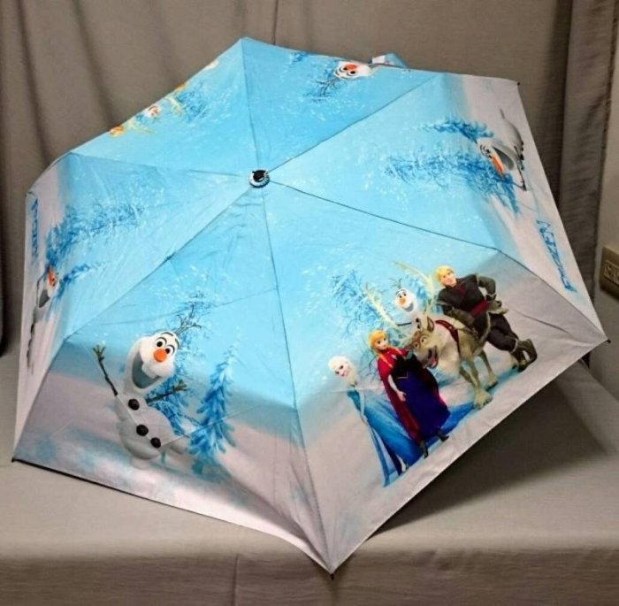 冰雪奇緣 FROZEN 抗UV傘 防曬 晴雨兩用傘 超輕 不到200克 安娜 艾莎 雪寶