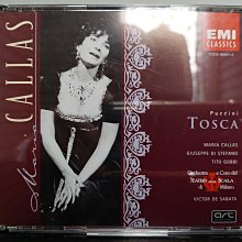 Callas，Serafin，Scala，Puccini-Tosca,卡拉絲，塞拉芬，史卡拉，普契尼-托斯卡，2CD，日本art版（非國際版），片況佳。
