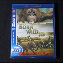 [3D藍光BD] - 回歸荒野 Born To Be Wild 3D + 2D ( 得利公司貨 ) - 摩根費里曼旁白