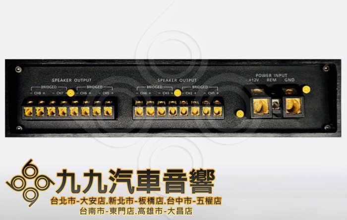 美國【ZAPCO】ADSP-Z8 IV8 數位信號處理器內建八聲道擴大機.九九汽車音響(新北市-板橋店).公司貨保固一年