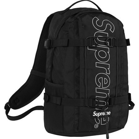 超搶手】全新正品2018秋冬FW Supreme backpack 45代45TH 3M反光防水後