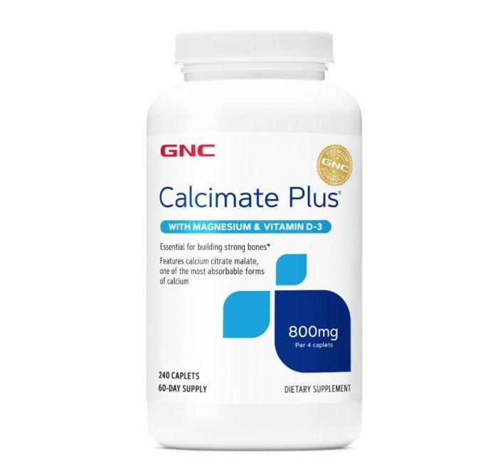 【PHS】GNC 檸檬蘋果酸鈣 800 Calcimate Plus 800 檸檬酸鈣(白瓶新裝)