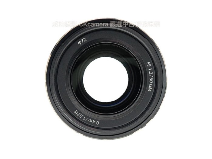 成功攝影  Sony FE 50mm F1.2 GM 中古二手 高畫質 標準定焦鏡 大光圈 人像鏡皇 台灣索尼公司貨 保固半年 50/1.2