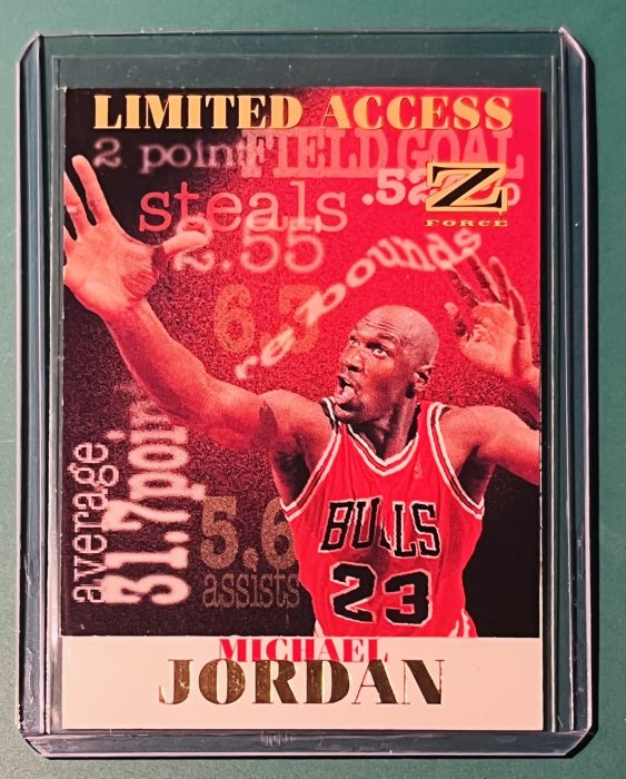 (409) 1997-98 Z-Force Michael Jordan Limited Access