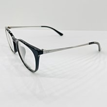 【名家眼鏡】雷朋黑色方膠框配銀色金屬鏡腳 RB5349-D 2000【台南成大店】