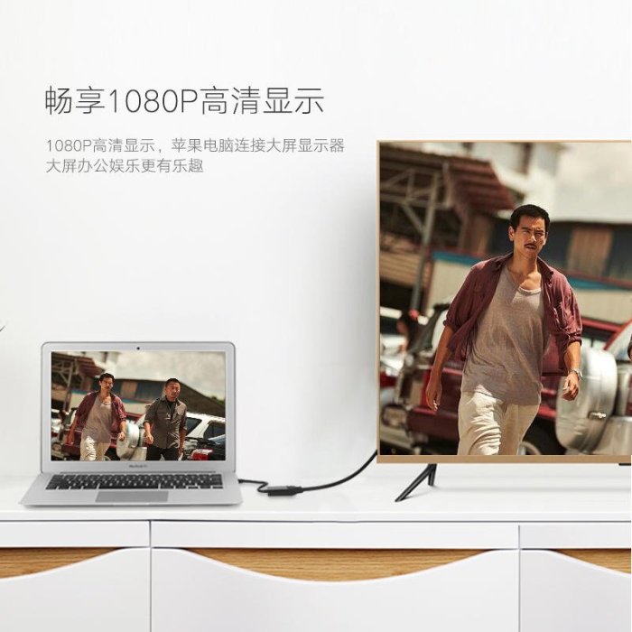 式轉換器mini displayport轉HDMI轉接線macbookpro蘋果電腦36屏Eyefi熊熊百貨