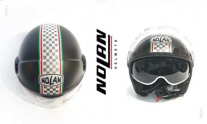 伊摩多※出清L 義大利 NOLAN N21 VISOR ASSO #21 霧黑 復古安全帽 內墨片 VESPA 哈雷