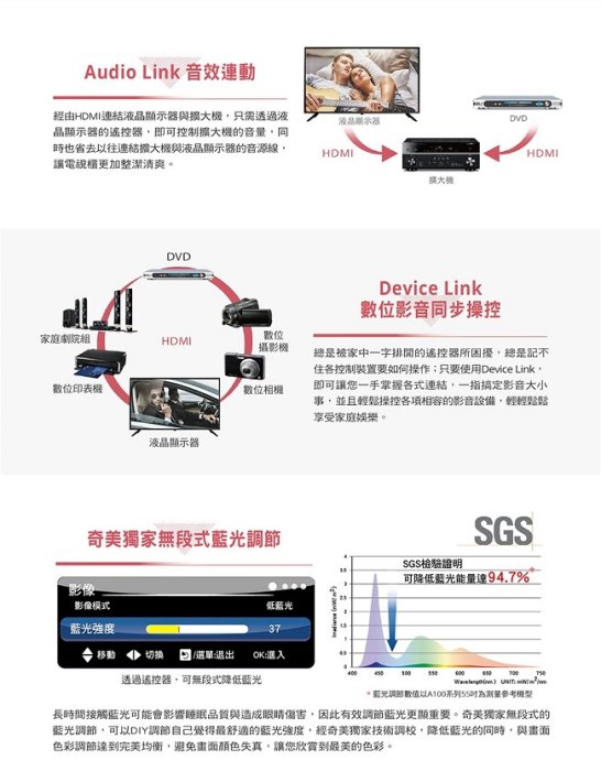 三年保固【CHIMEI奇美】32吋低藍光LED液晶電視TL-32A900 原廠公司貨TL-32B100含運送